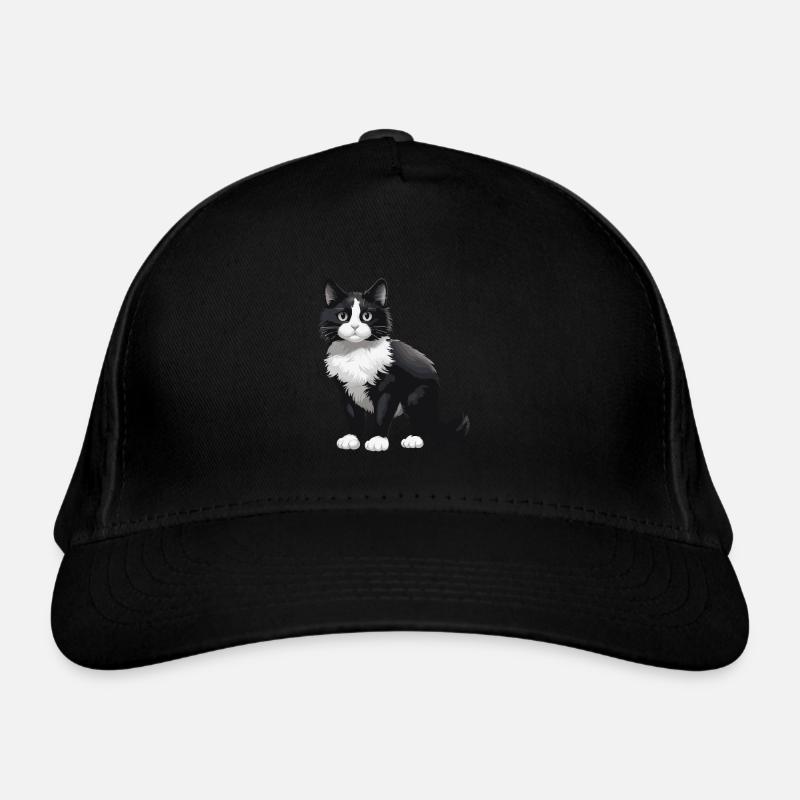 Cat Cute Organic Baseball Cap