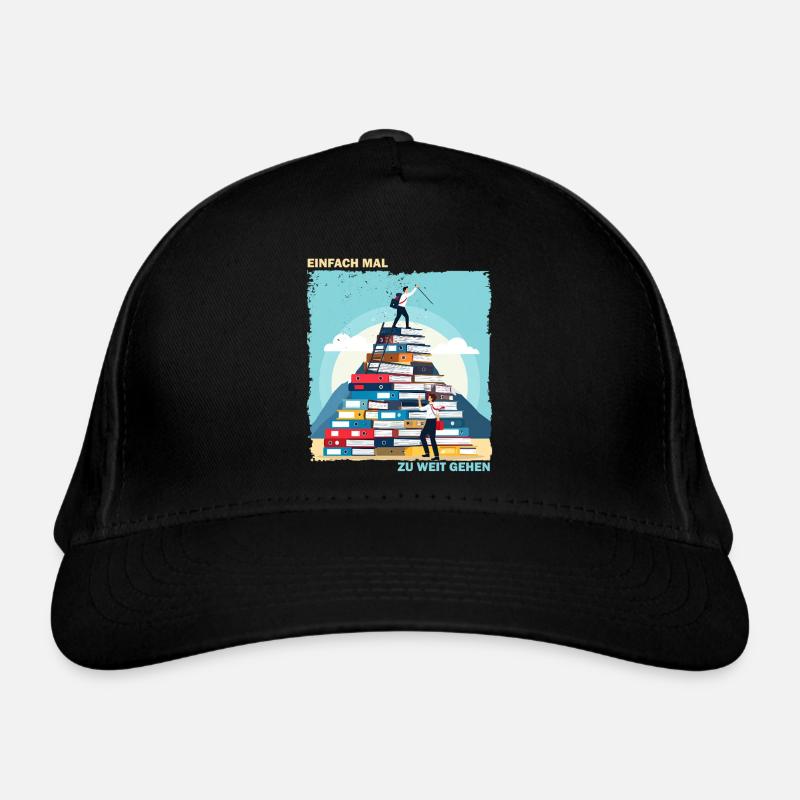 Stack of Books Rise Organic Baseball Cap