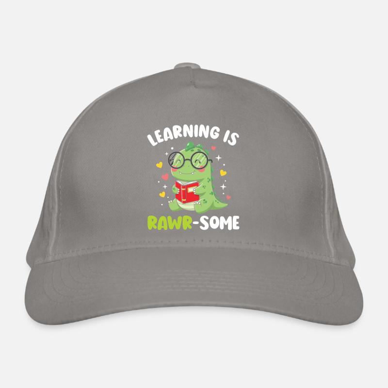 Dinosaur Kindergarten Elementary Kids Organic Baseball Cap