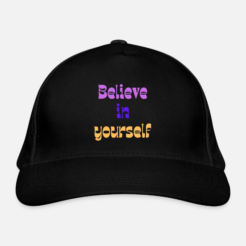 Believe in Yourself Retro Gradient Bio-Baseballkappe