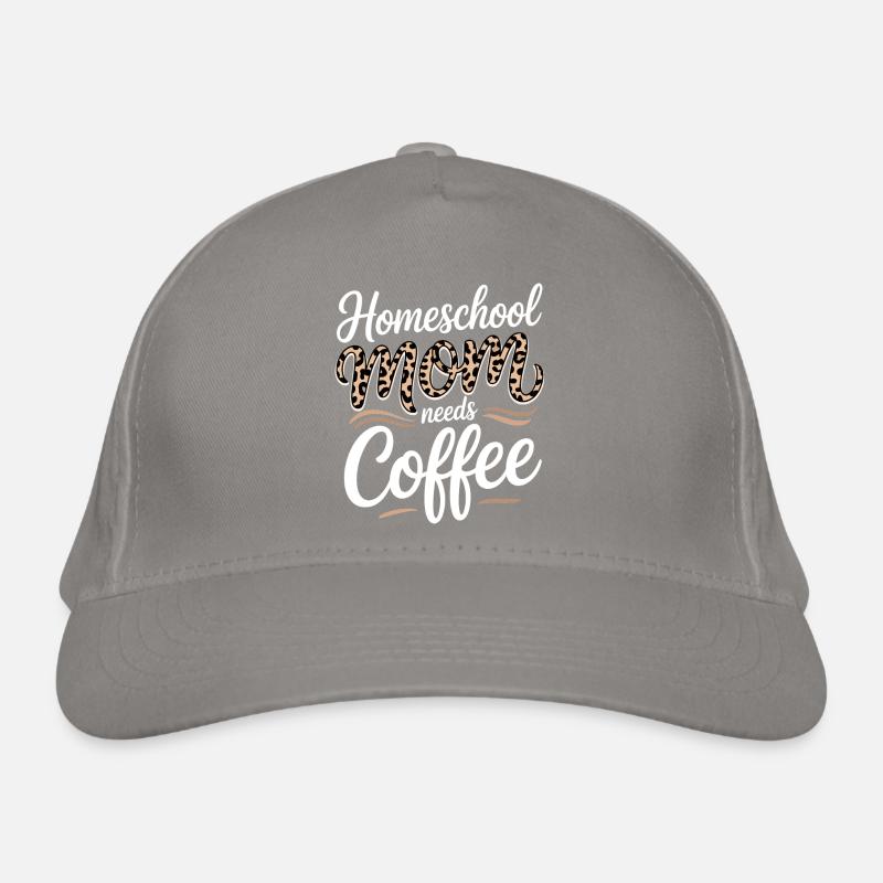 Homeschool-Mutter liebt Kaffee Bio-Baseballkappe