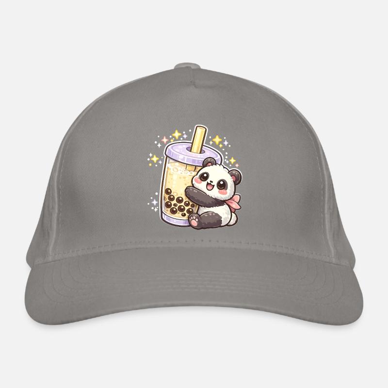 Motif câlin au thé bubble panda Casquette classique bio