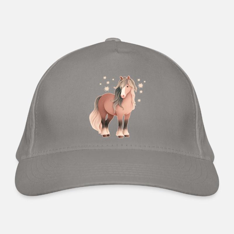 Cheval avec des étoiles Casquette classique bio