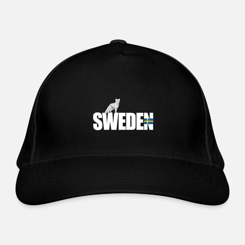 Sweden - Organic Baseball Cap - black