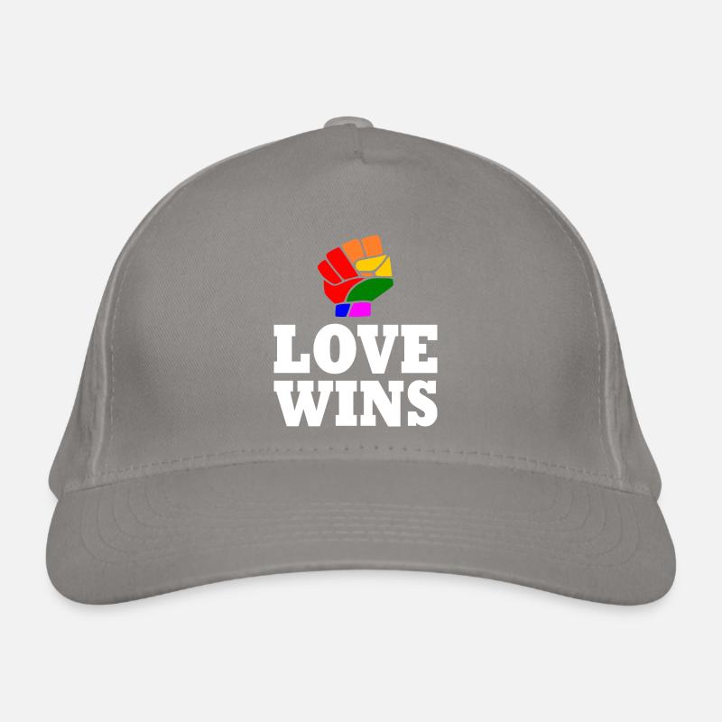 Love wins Bio-Baseballkappe
