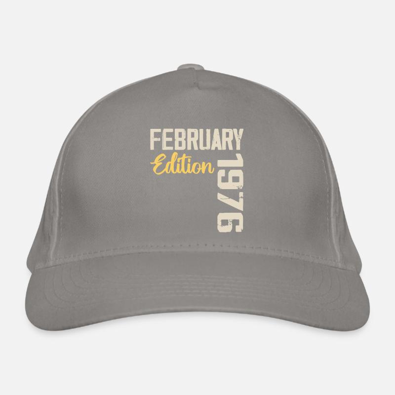 Février 1976 Anniversaire Février 1976 Rétro Casquette classique bio