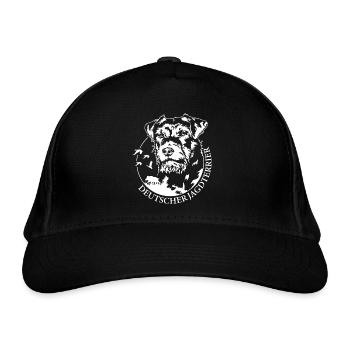 Deutscher Jagdterrier Jagdhunde Hunde Wilsigns - Bio-Baseballkappe - Schwarz - Vorne
