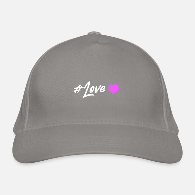 Liebe Herz Bio-Baseballkappe