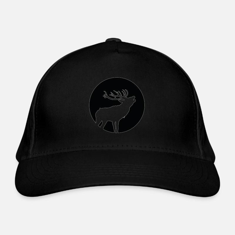 Deer in the open air forest hunter wild gift Organic Baseball Cap