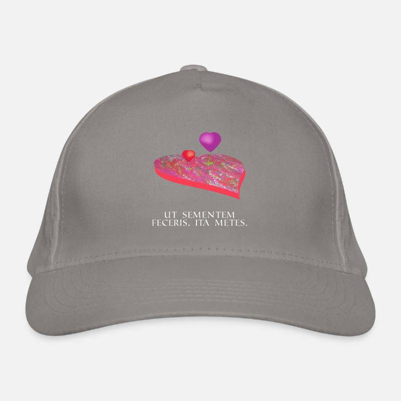 En semant, vous récolterez du blanc latin Casquette classique bio