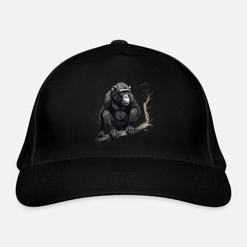 Singe chimpanzé Casquette classique bio
