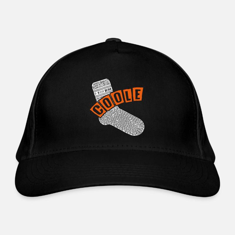 Cool sock - fun motivational design Organic Baseball Cap