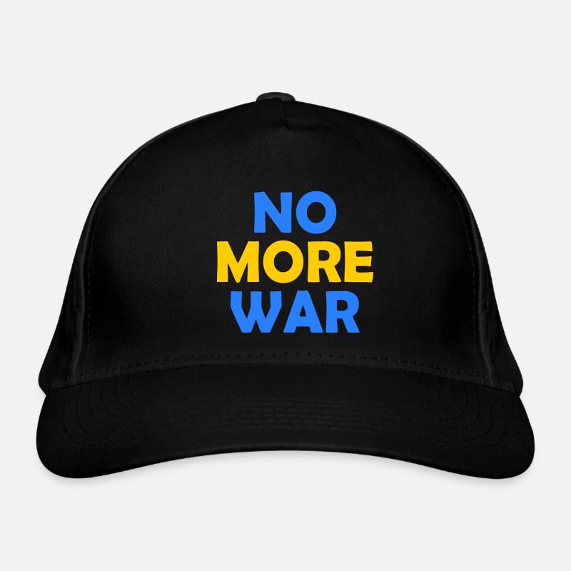 No more war Bio-Baseballkappe