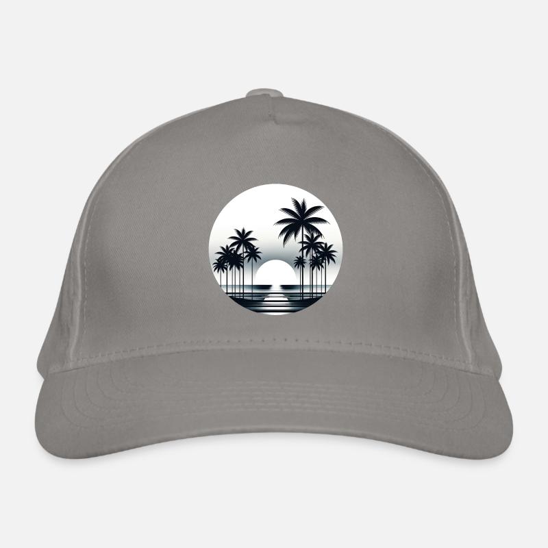 Serene Tropics Dusk Organic Baseball Cap