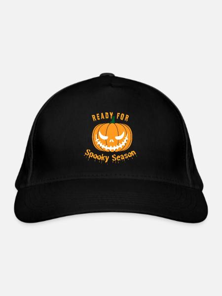 Saison effrayante - Casquette classique bio - noir - Devant