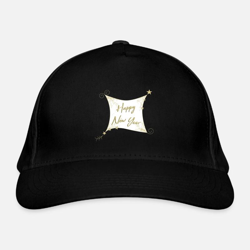 HAPPY NEW YEAR Organic Baseball Cap