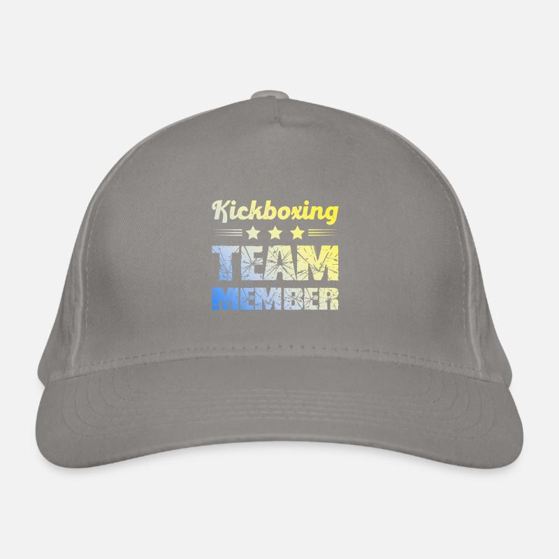 Équipe de kickboxing Casquette classique bio