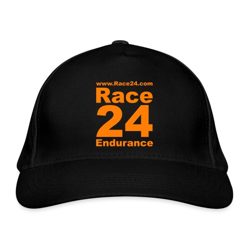 Race24 Logo in Orange - Organic Baseball Cap