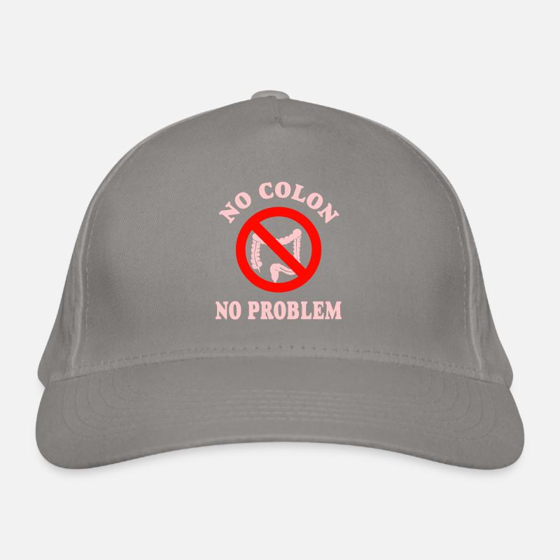 No Colon No Problem Organic Baseball Cap