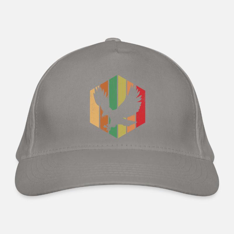 oiseau rétro Graphique Casquette classique bio