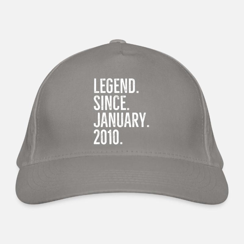 Legend Since January 2010 Organic Baseball Cap