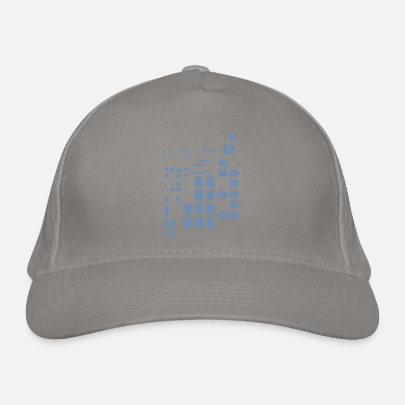Pixel Pixelworld Abstract City Kypto Style Pattern Organic Baseball Cap