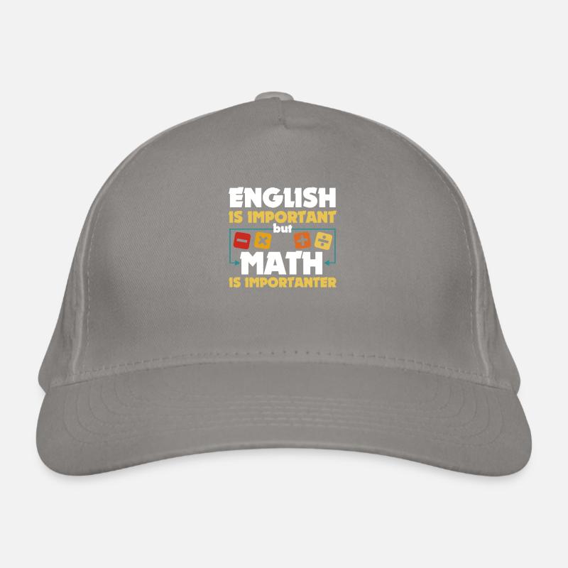 Drôle Math Art Étudiant Jeu de mots Maths Amateurs Cool Casquette classique bio