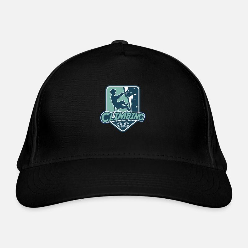 Climbing Logo Speedklettern Alpinklettern Kraxler Bio-Baseballkappe