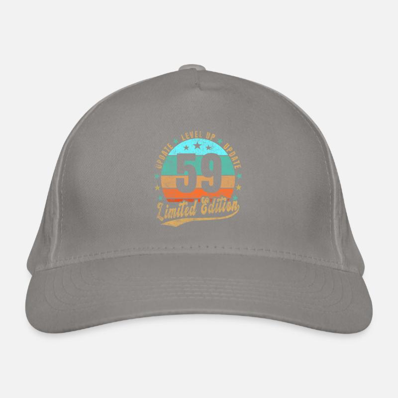 Mise à jour Level Up 59 Years Limited Edition Retro Casquette classique bio