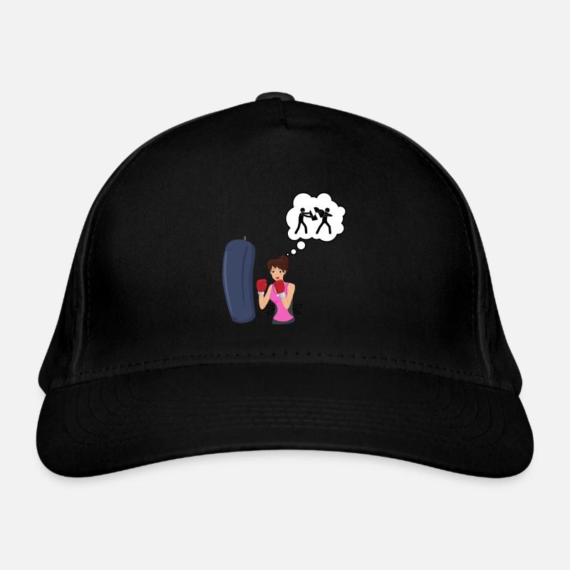 Boxe love - idee cadeau boxeur Casquette classique bio