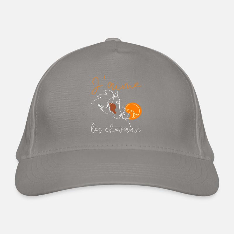 équitation cheval - idee cadeau cavalière Casquette classique bio