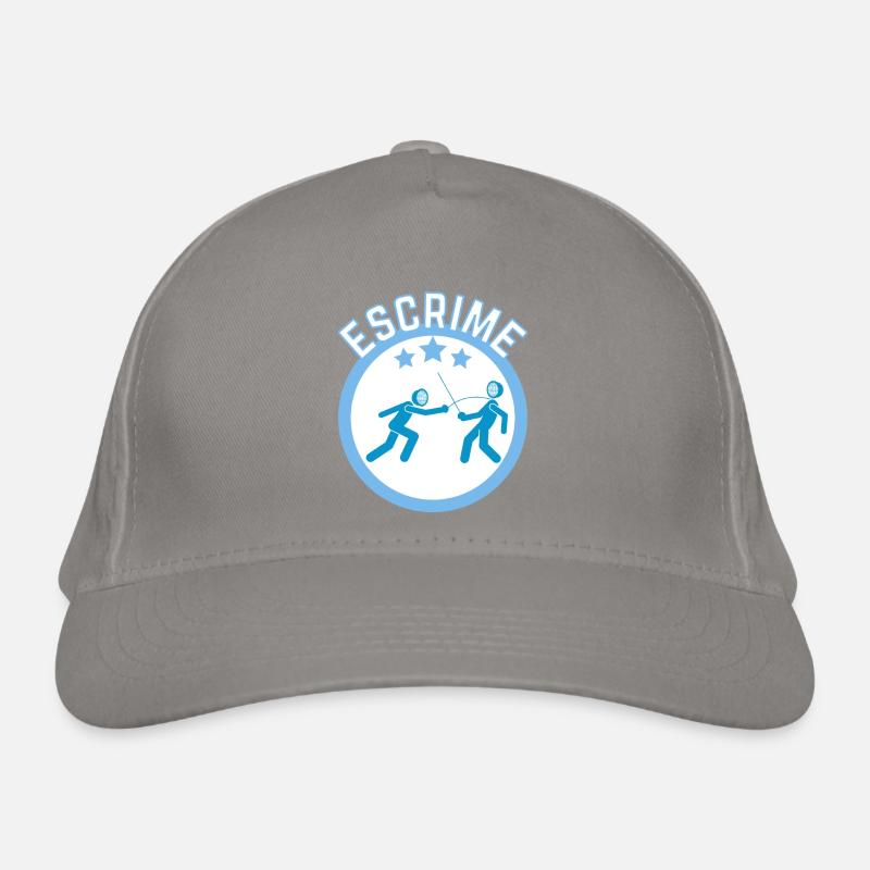 Match escrime Casquette classique bio