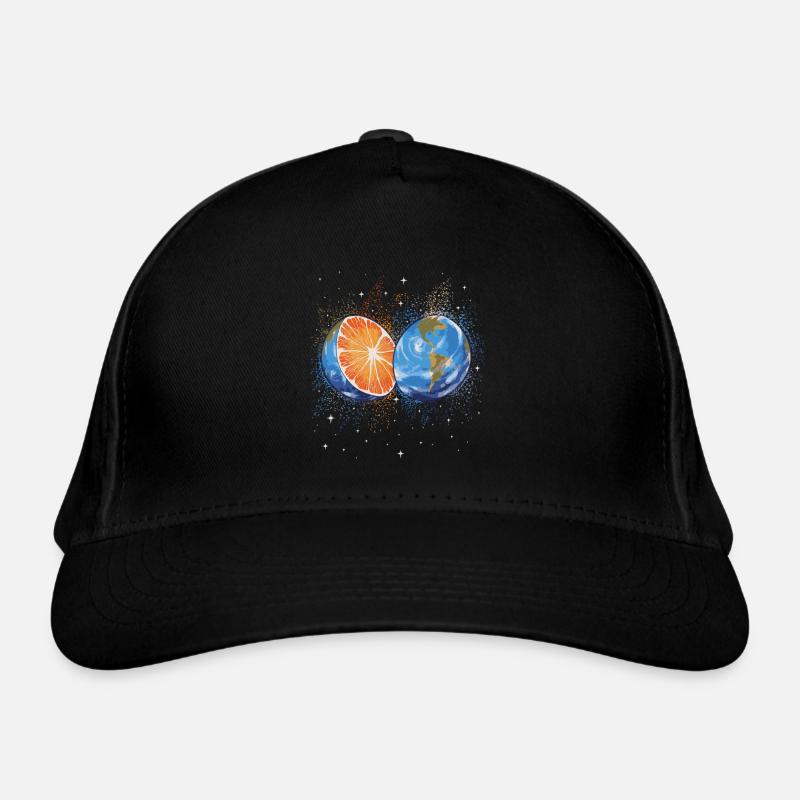 Sommer Orange Als Erde Bio-Baseballkappe