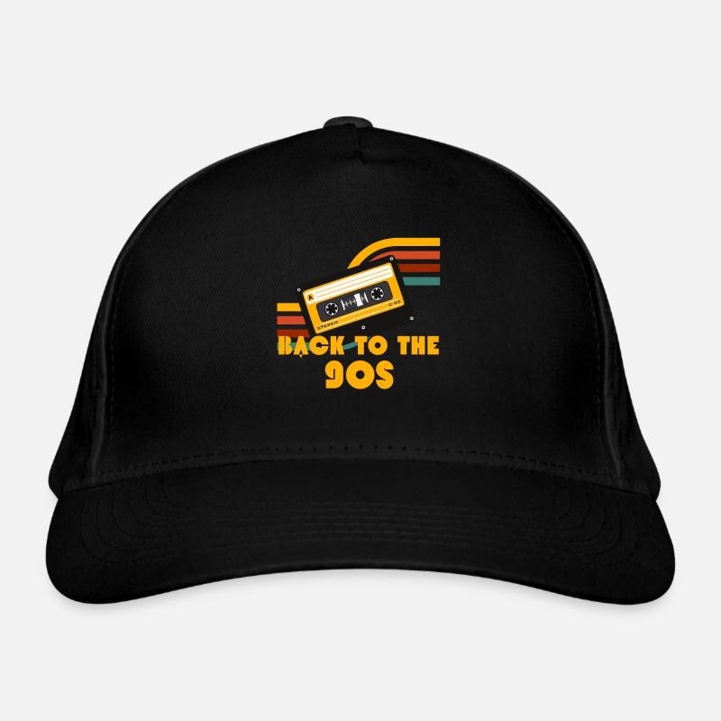 Back to the 90s Kasette Oldschool Bio-Baseballkappe