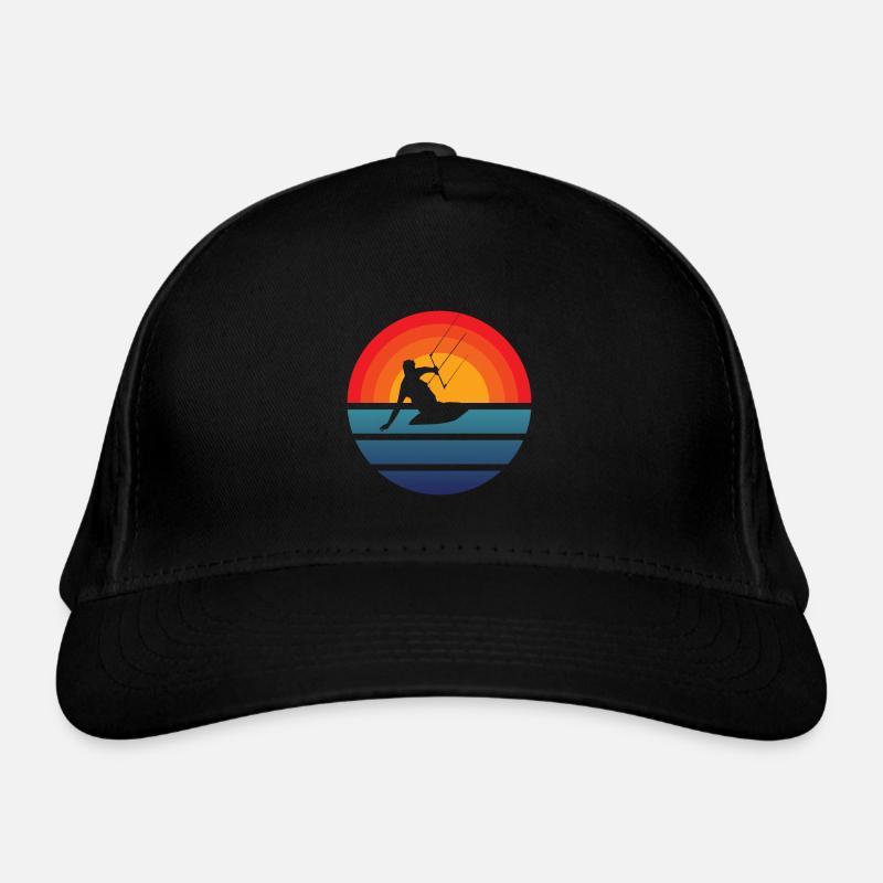 Kitesurfer Windsurfer Surf Windsurfing Cadeau Casquette classique bio