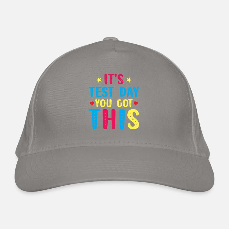 Test Day Kids - C’est le jour du test que vous avez Casquette classique bio