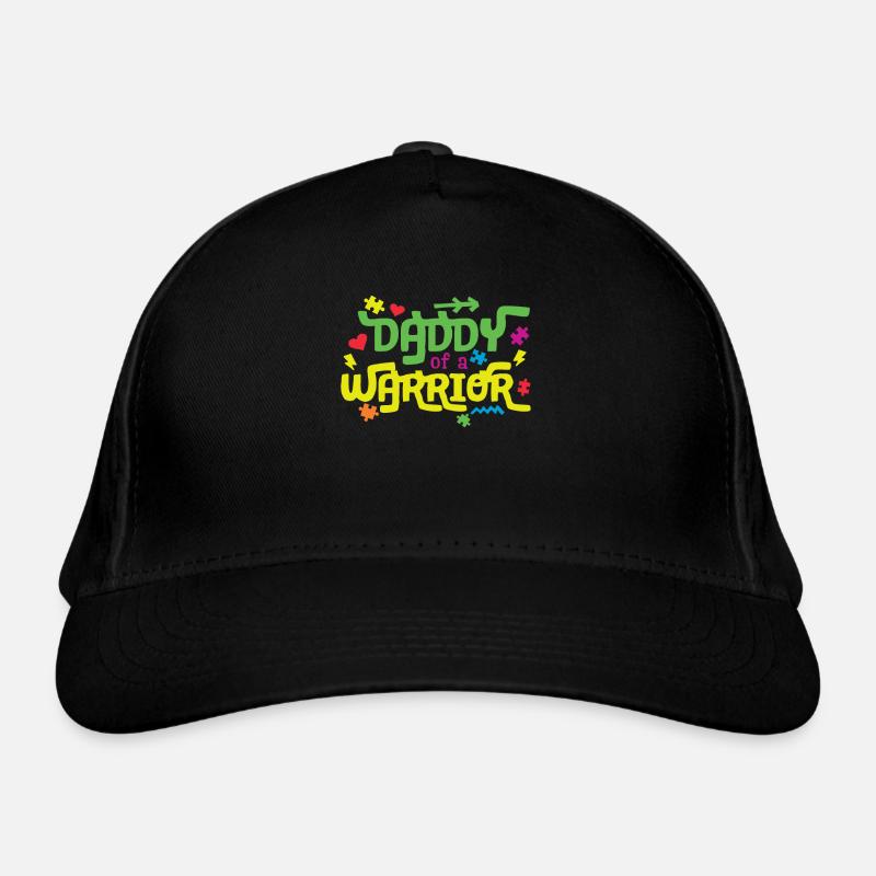 Autism Daddy Of The Warrior Organic Baseball Cap