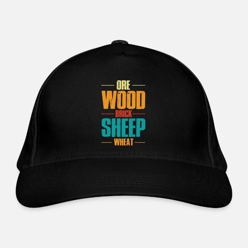Board Game Board Game Board Game Settler Sheep Organic Baseball Cap