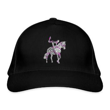 Voltigieren - Bio-Baseballkappe - Schwarz - Vorne