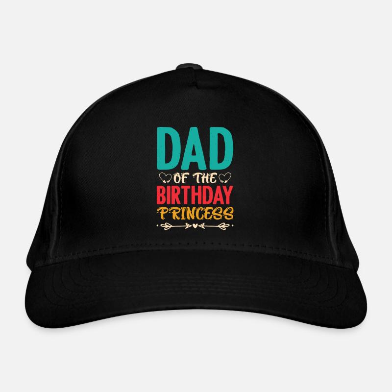 Papas kleine Prinzessin Mädchen Geburtstag Bio-Baseballkappe