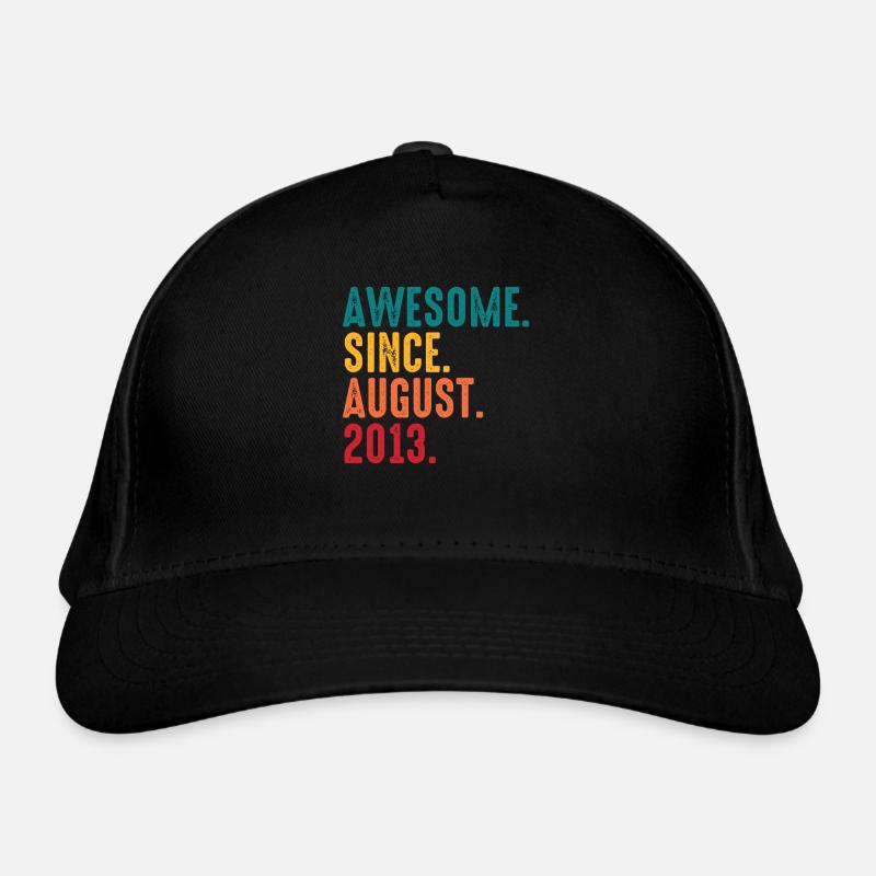 August 2013 - Birthday in August Organic Baseball Cap