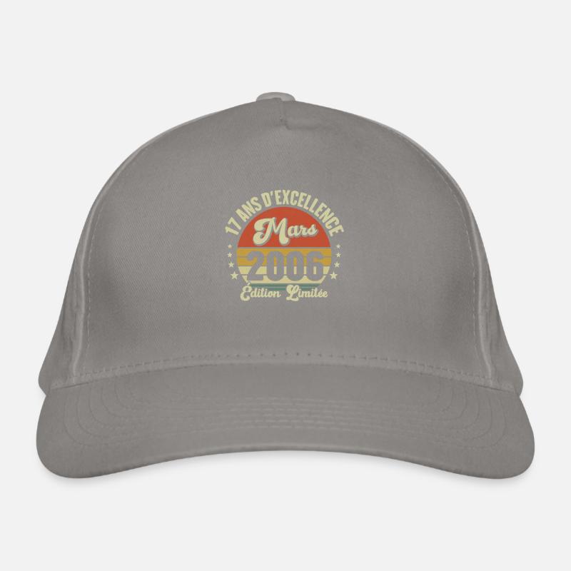 17 Ans D'excellence Mars 2006 Édition Limitée Casquette classique bio
