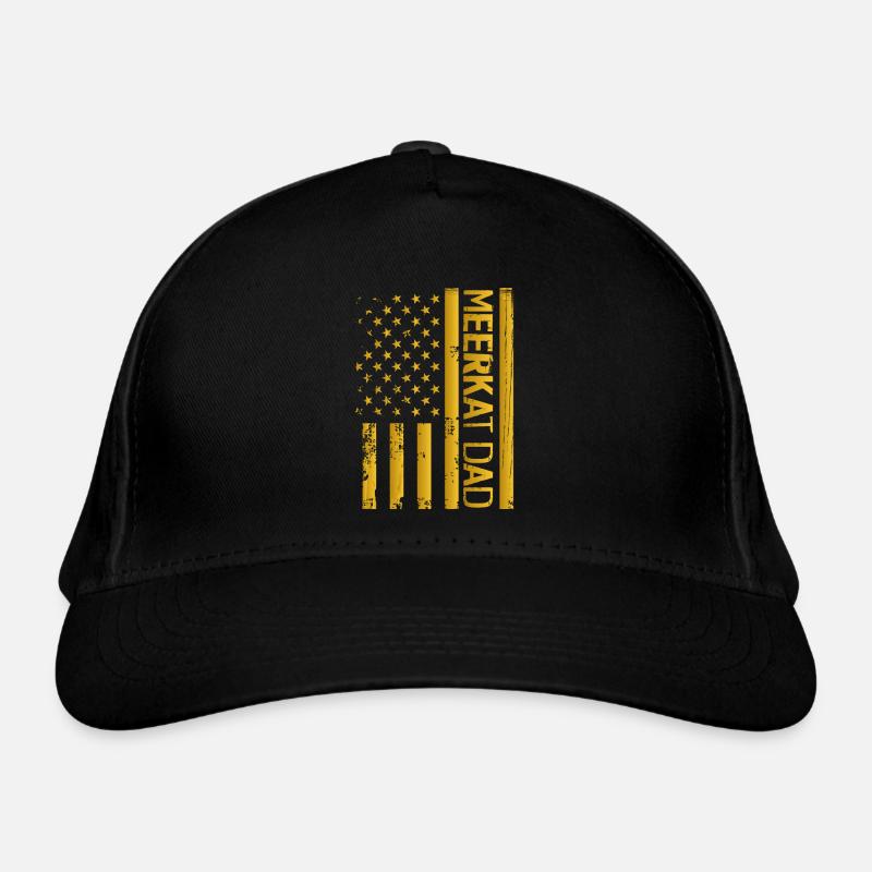 Erdmännchen Amerika Vater Bio-Baseballkappe