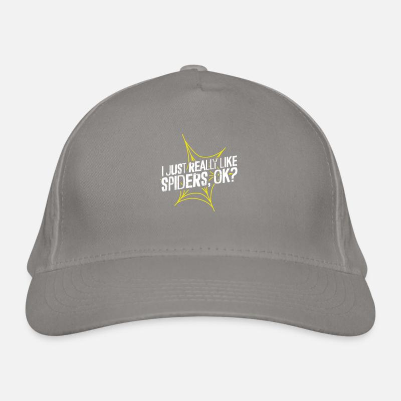 J’aime beaucoup les araignées Casquette classique bio