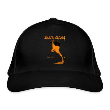Skate Or Die - Organic Baseball Cap - black - Front