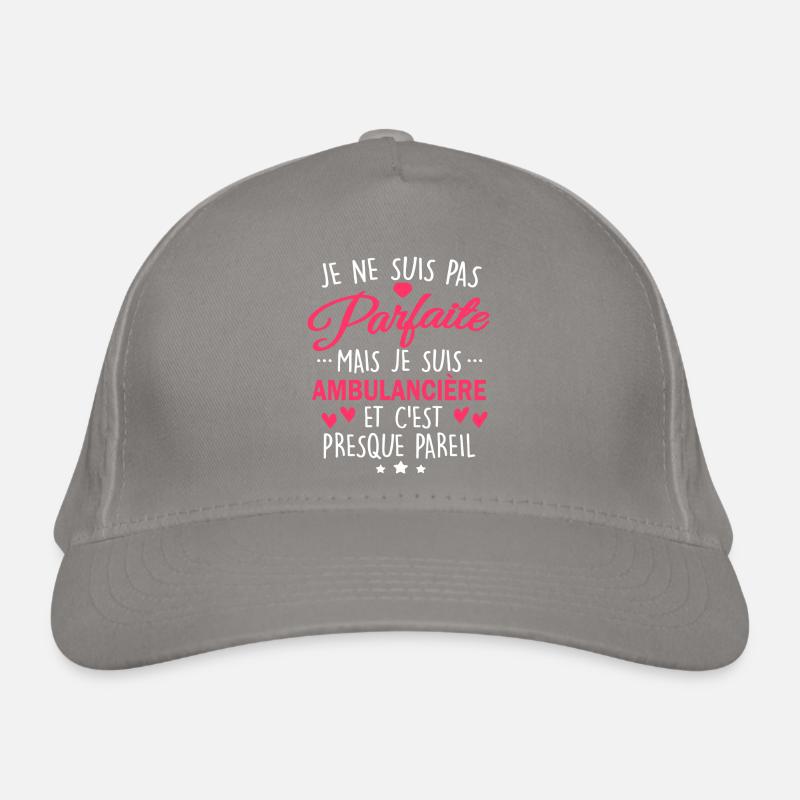 Pas parfaite mais ambulancière Casquette classique bio
