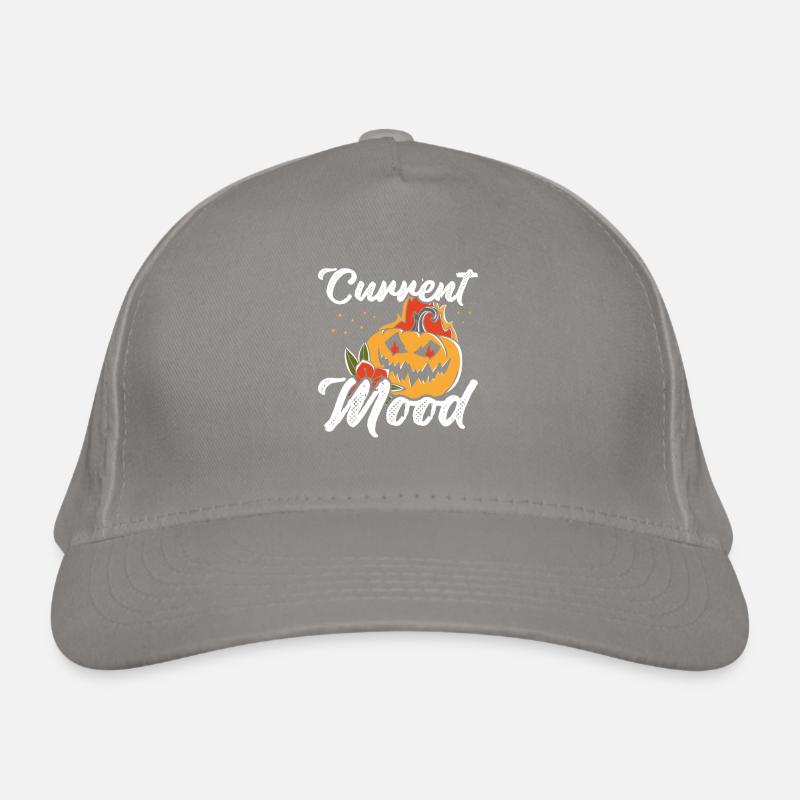Current mood on Halloween Organic Baseball Cap