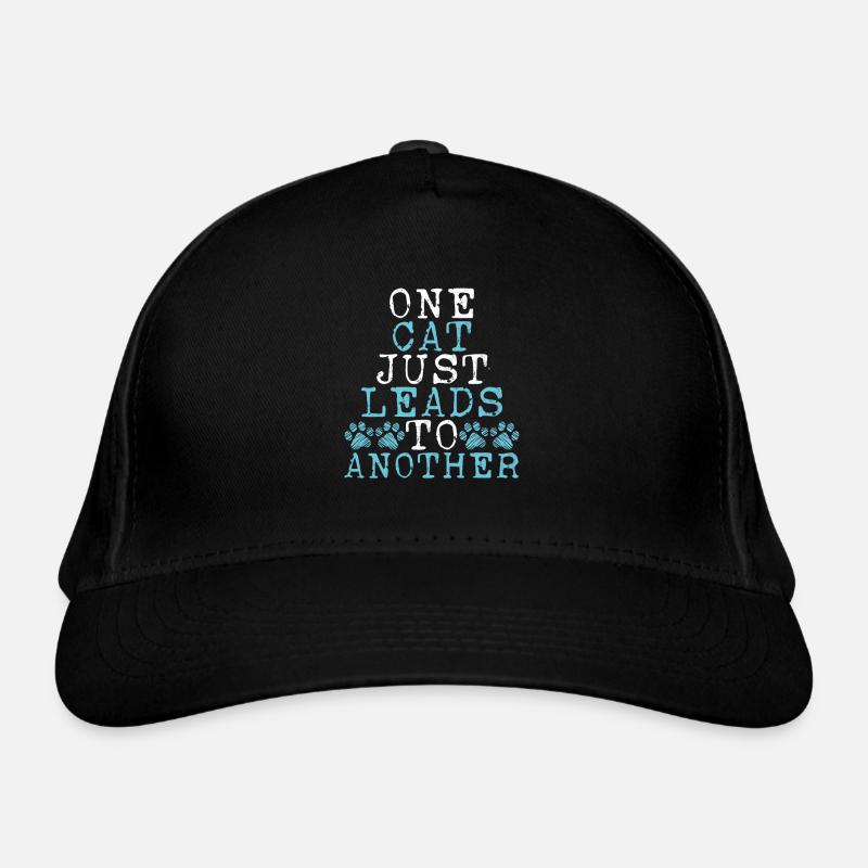 A cat leads only Organic Baseball Cap