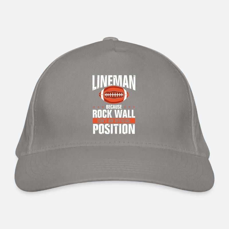 Position de la paroi rocheuse de Lineman Casquette classique bio