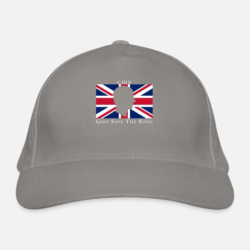 God Save The King Drapeau britannique Casquette classique bio